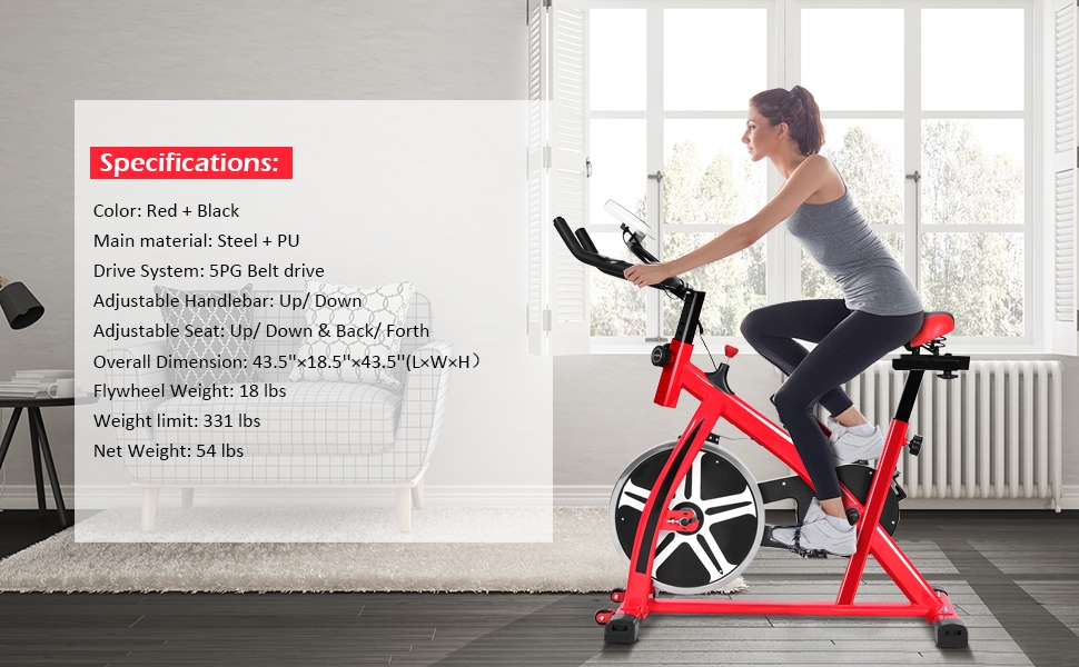 costway indoor cycling exercise bike